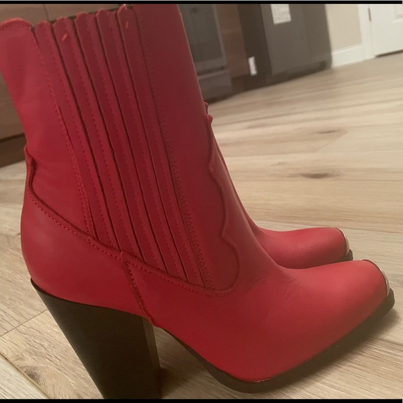 Mango real leather cow boy booties - Picture 5 of 6